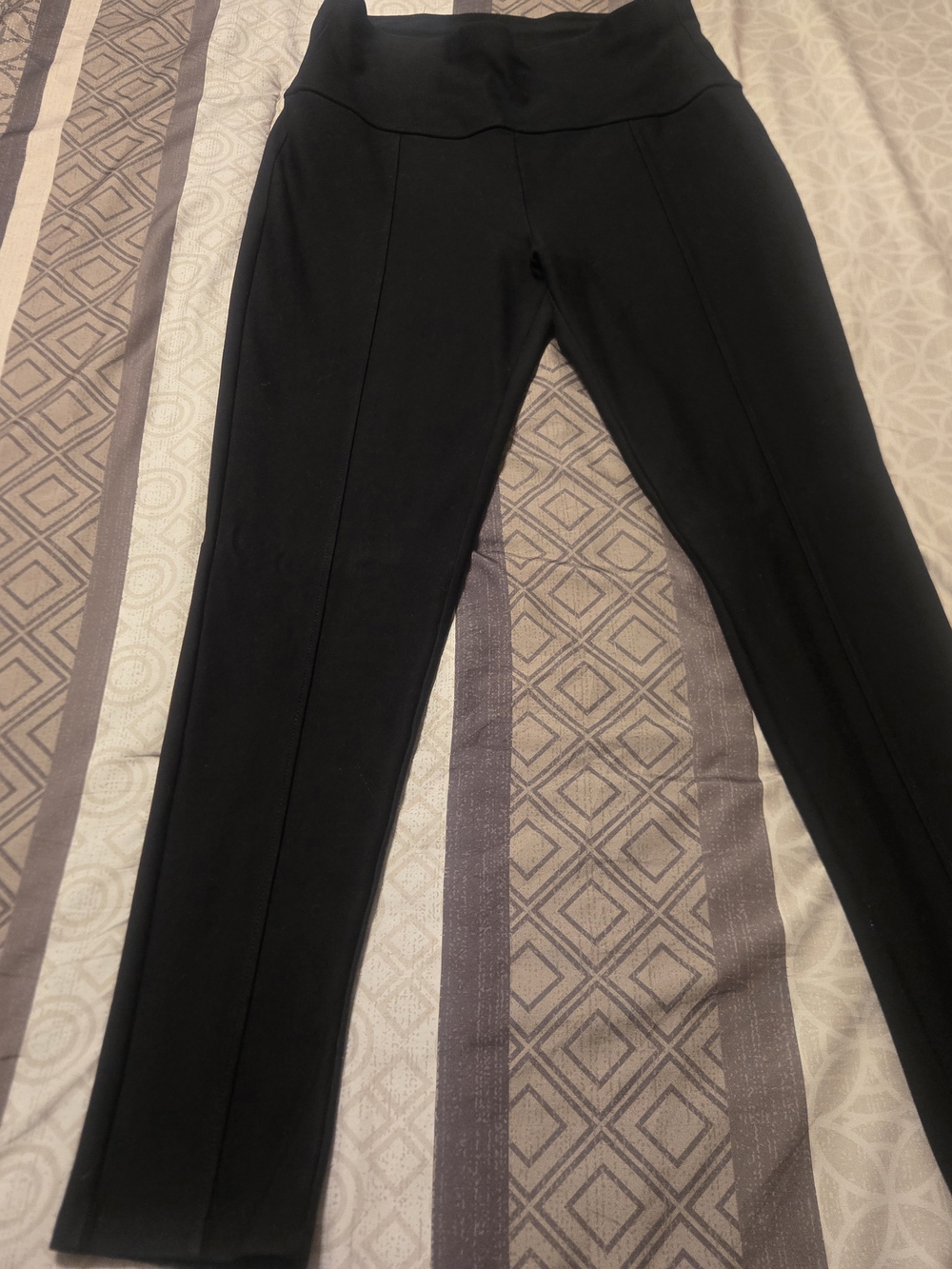 Large Women’s Black Ponte Knit Pants